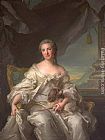 Jean Marc Nattier Canvas Paintings - Madame La Comtesse D'Argenson